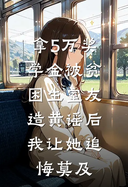 拿5万奖学金被贫困生室友造黄谣后，我让她追悔莫及