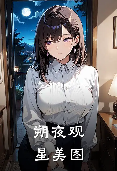 朔夜观星美图
