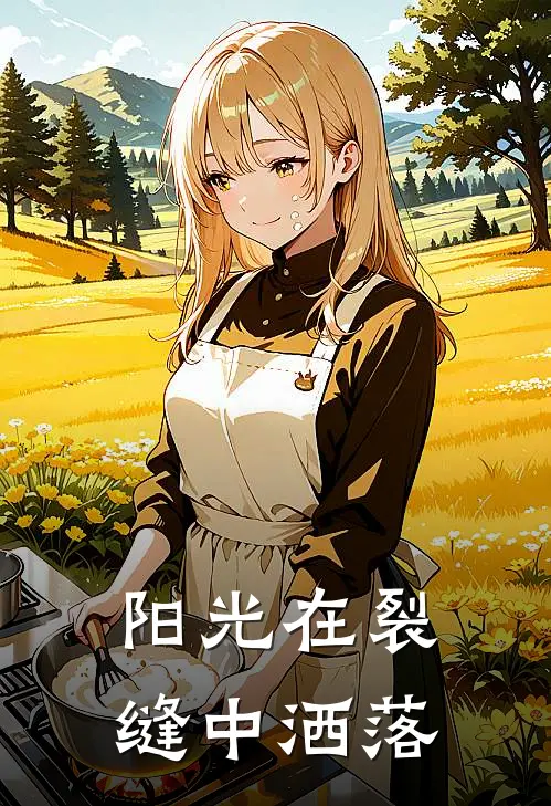 阳光在裂缝中洒落